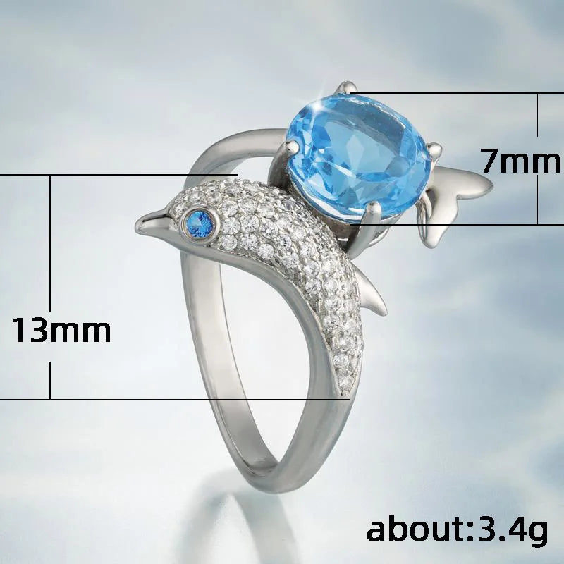 Charming Dolphin Rings for Women