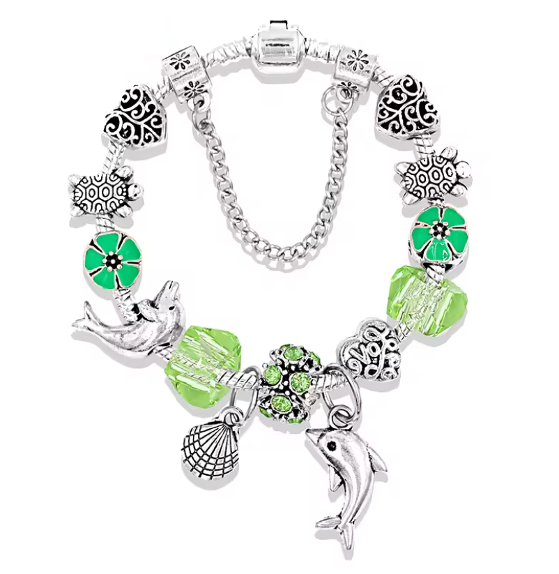 Dolphin Charm Bracelet Gift