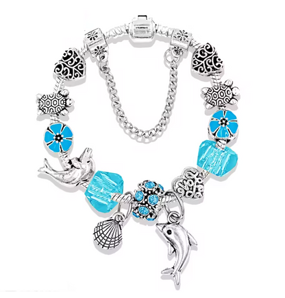 Dolphin Charm Bracelet Gift