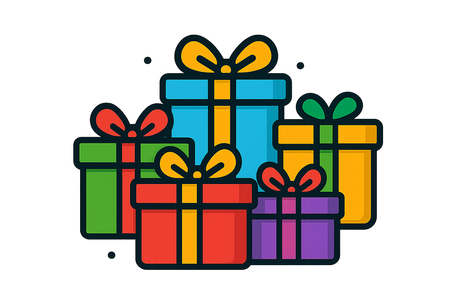 colored gifts icon