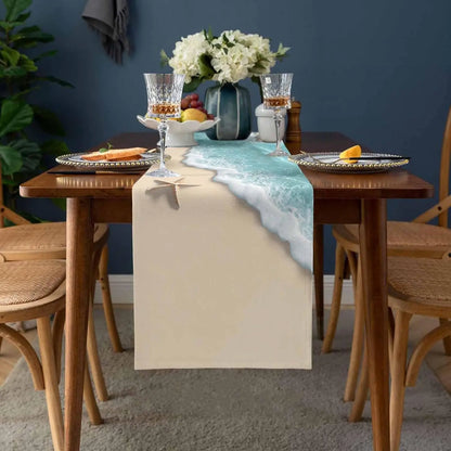Starfish Linen Table Runner