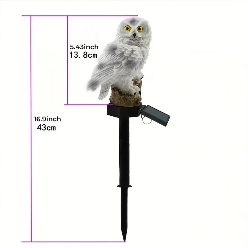 Charming Solar Owl Light