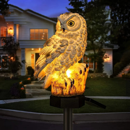 Charming Solar Owl Light