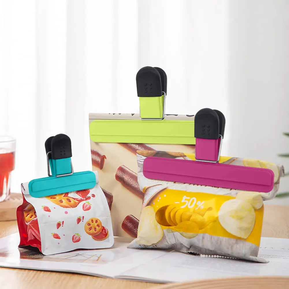 Colorful Kitchen Bag Clips