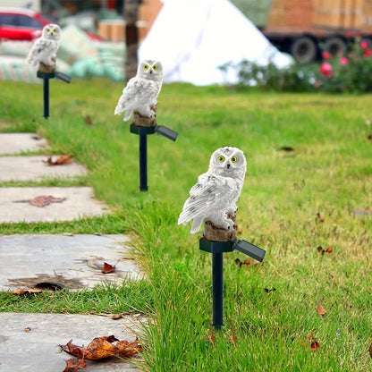 Charming Solar Owl Light