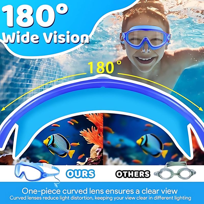 Crystal Clear Swim Goggles
