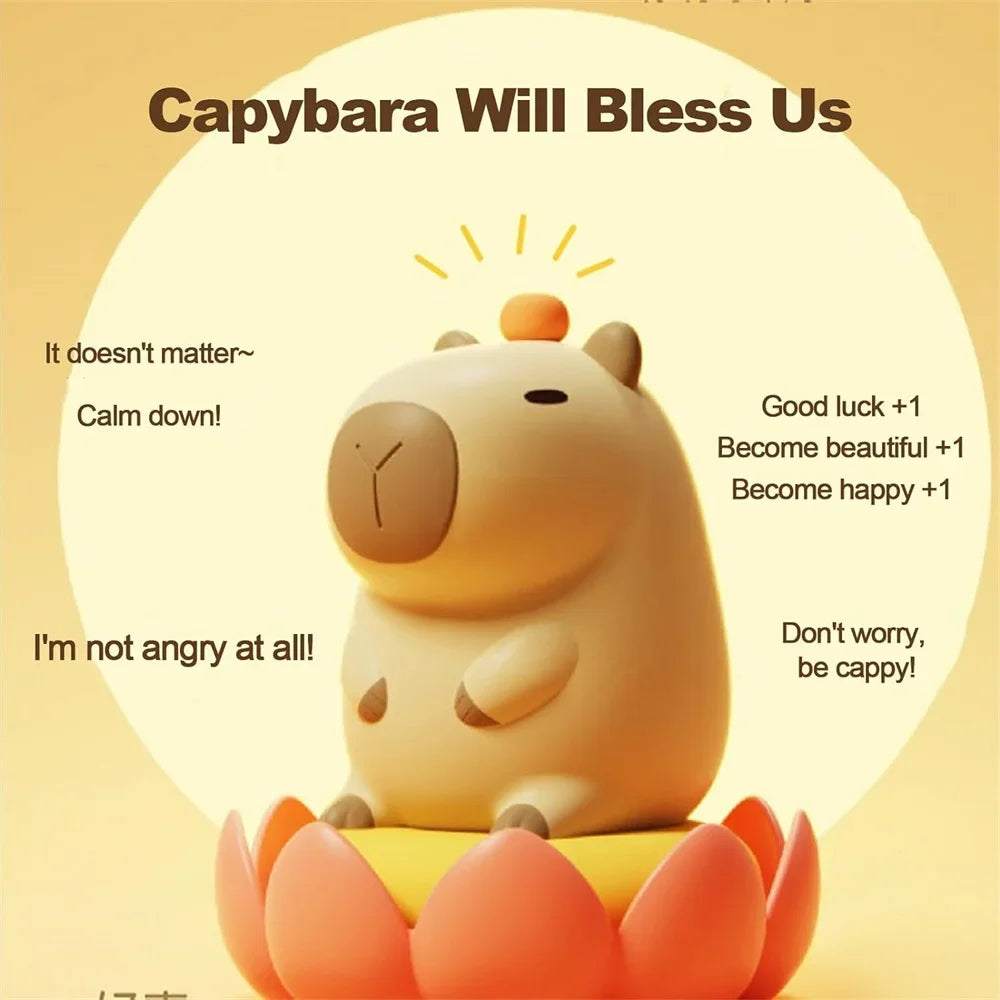 Cozy Capybara Night Light