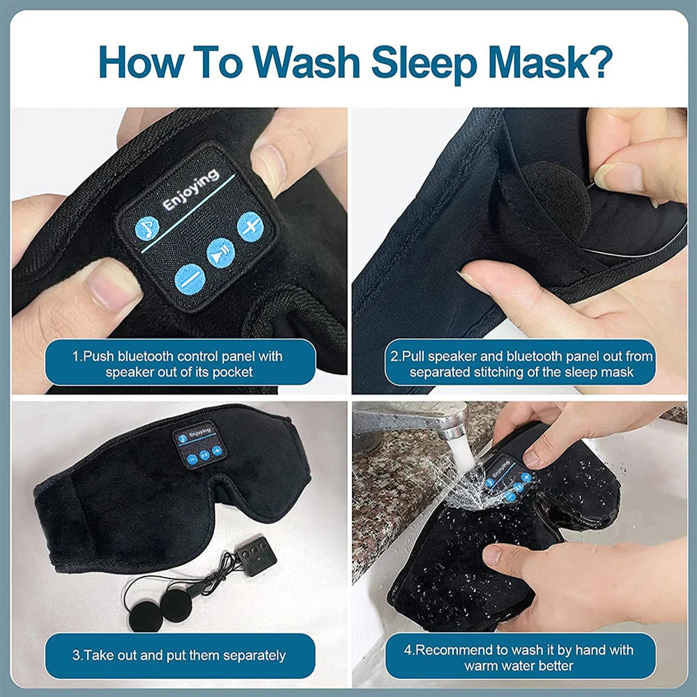 Wireless Music & Noise-Canceling Sleep Mask