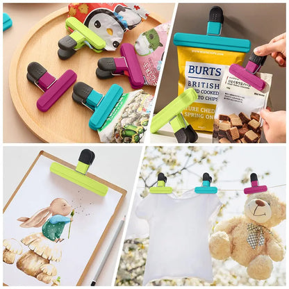 Colorful Kitchen Bag Clips